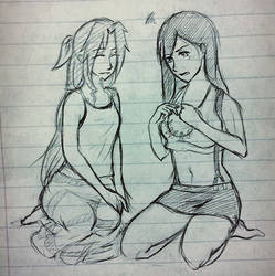 Aerith and Tifa