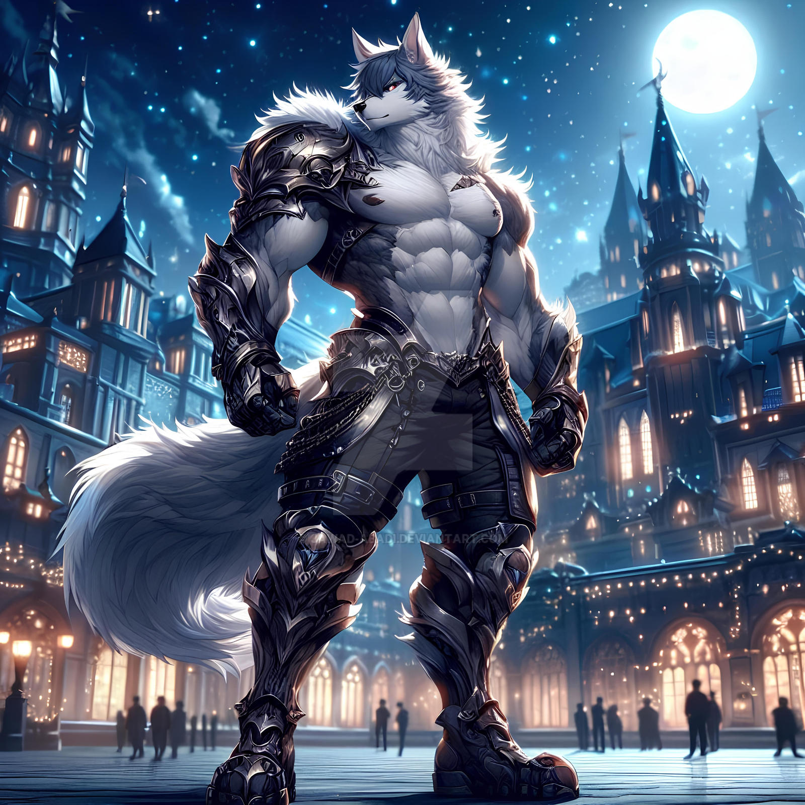 A wolf in fantasy style by Jawad-abadi on DeviantArt
