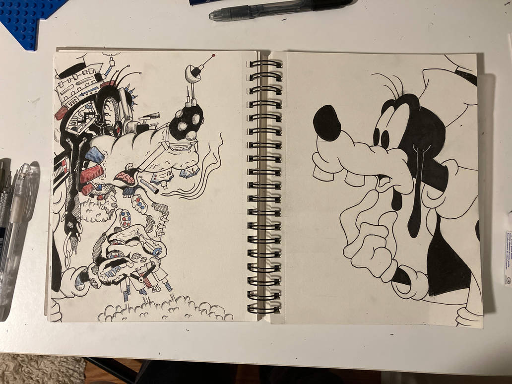 Goofy vs. Tech-Goofy? by MewingBeet on DeviantArt