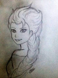 drawing Elsa