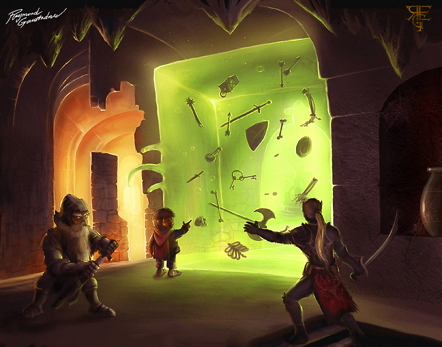 The gelatinous green cube