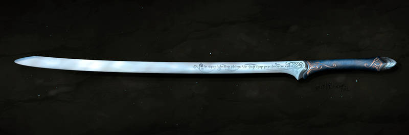 ME weaponry - Hadhafang - blade of Arwen