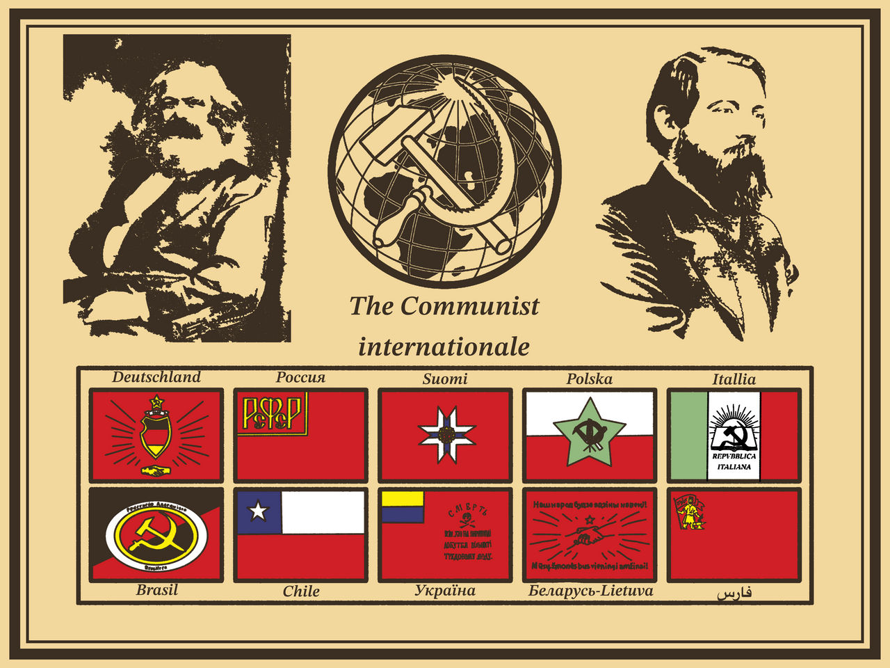 Communist Ration The Communist Internationale and its members by redly25 on DeviantArt
