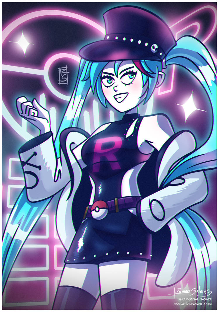 Hatsune Miku Team Rocket by RamonSalinasArt on DeviantArt