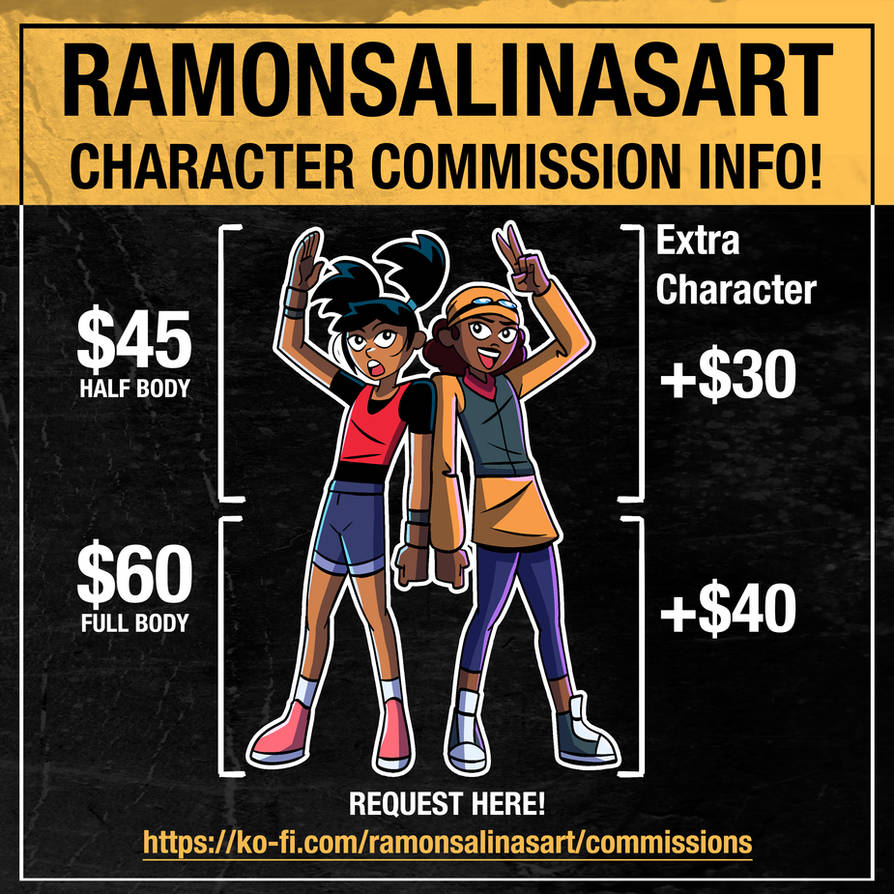 RamonSalinasArt - Commission Sheet (UPDATED)