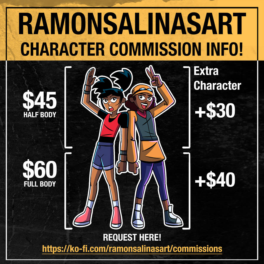RamonSalinasArt - Commission Sheet (UPDATED)