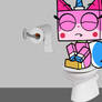 He is on the toilet 2