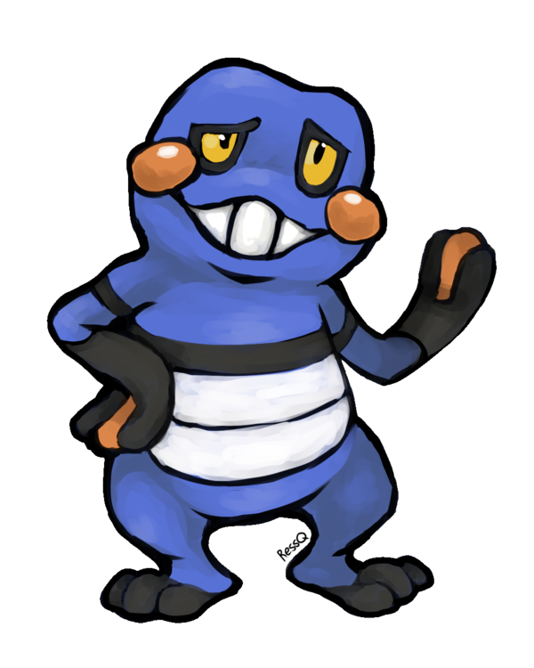 Croegunk Croagunk by RessQ on DeviantArt
