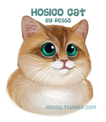 Hosico Cat Digital Portrait