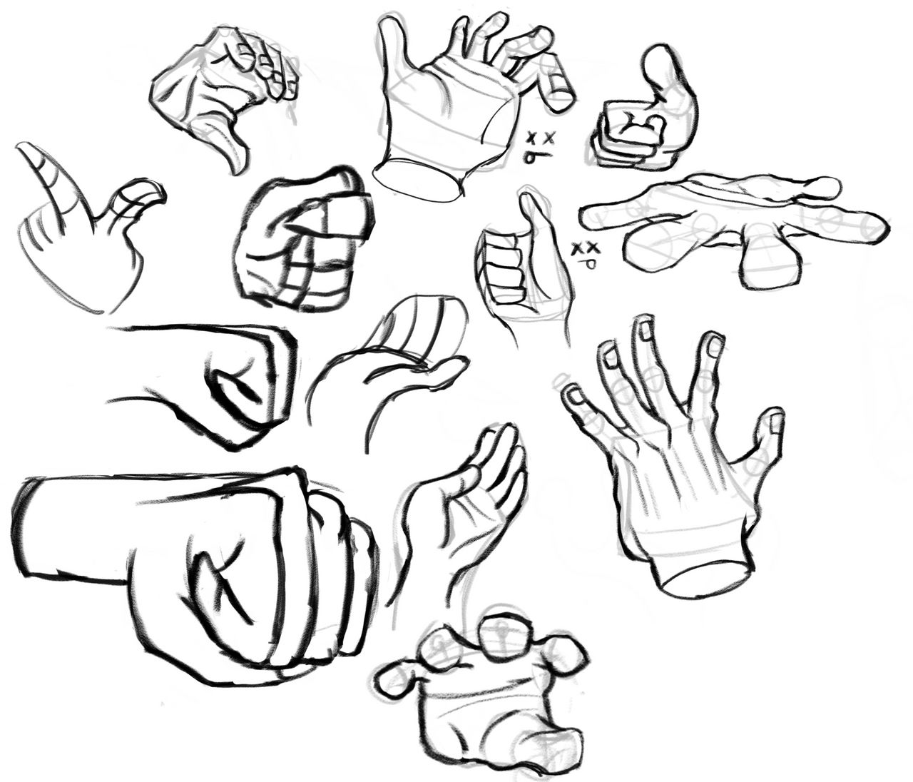 Hand Sketch Study by TIMEX2987 on DeviantArt
