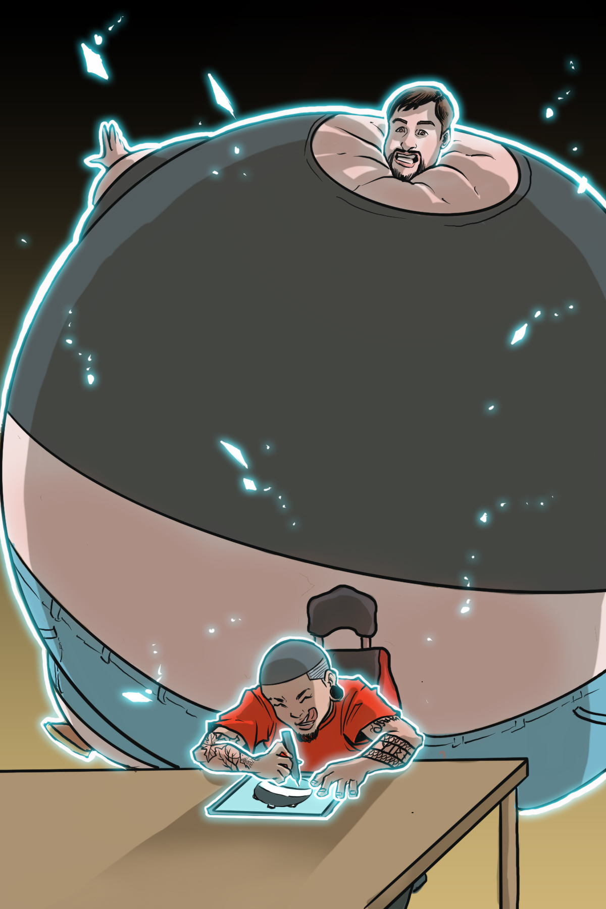 Inflatey Commission - Inflate Note by SugarintheMuffins on DeviantArt