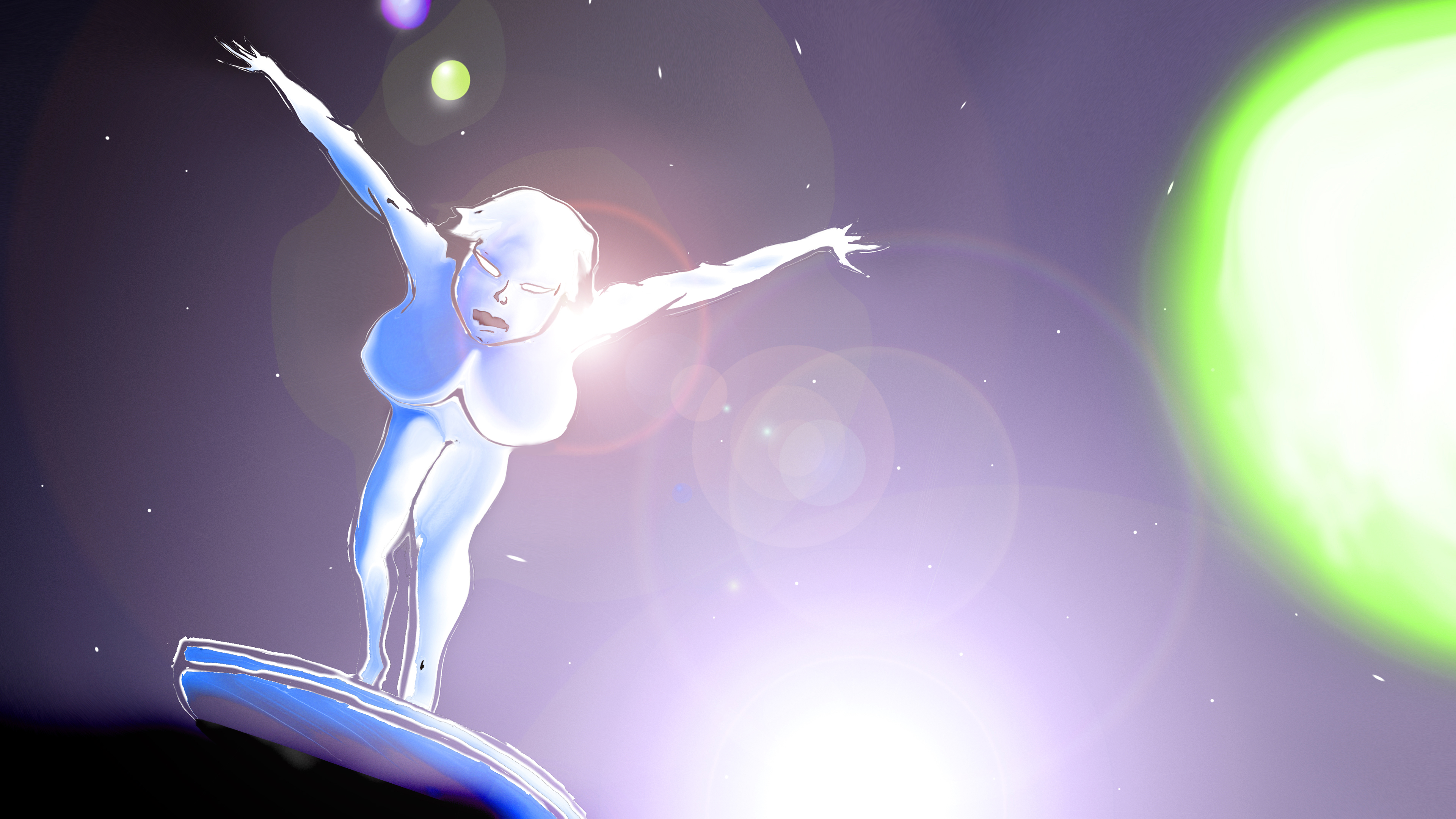 Lady Silver Surfer - Marvel - Fan Art