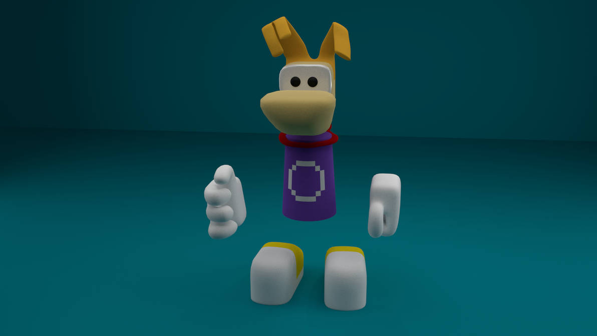 Rayman 3D Model by StookyDoo22 on DeviantArt