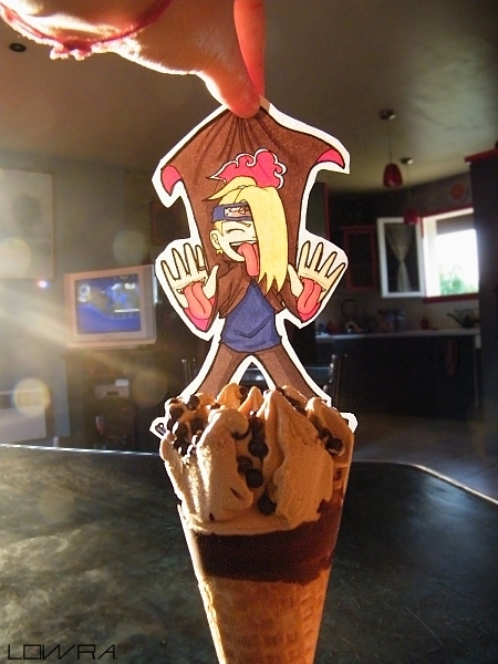 Ice cream Deidara Paperchild