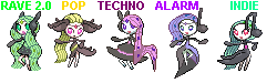 All My Meloetta Formes SHINY by Claudiamore on DeviantArt