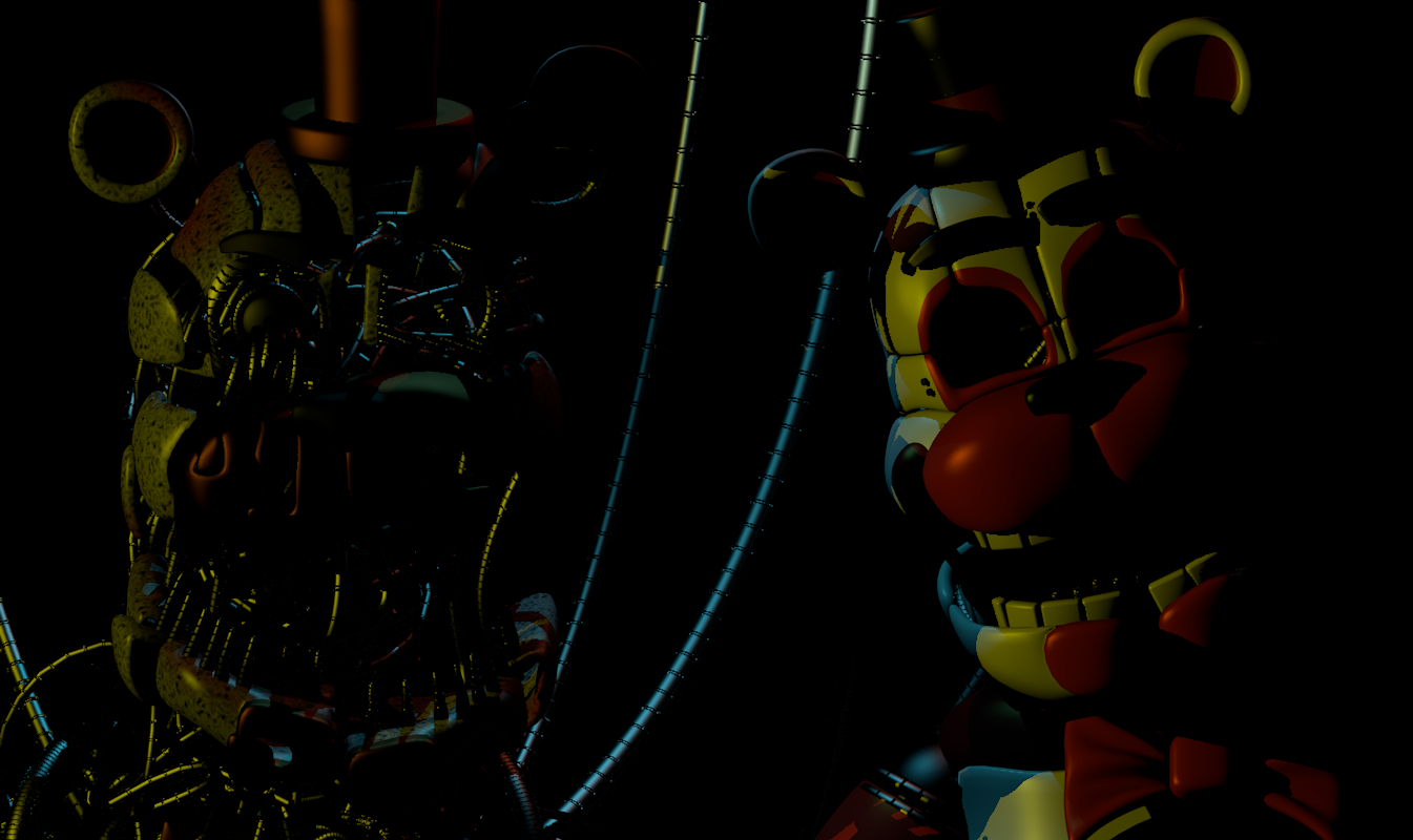 C4D/FNAF] Molten freddy fix full body by SiS628 on DeviantArt