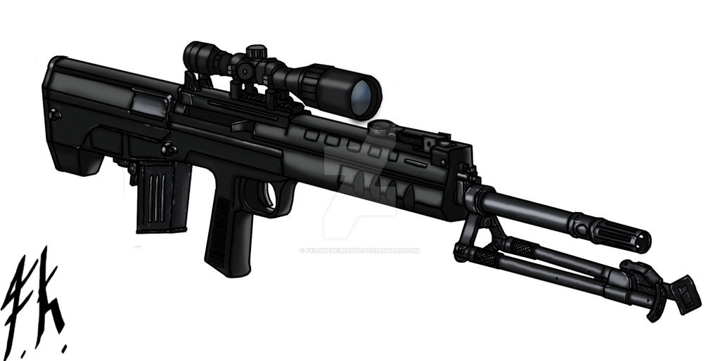 QBU-88 (Type 88) sniper rifle by FeldwebelKatze on DeviantArt