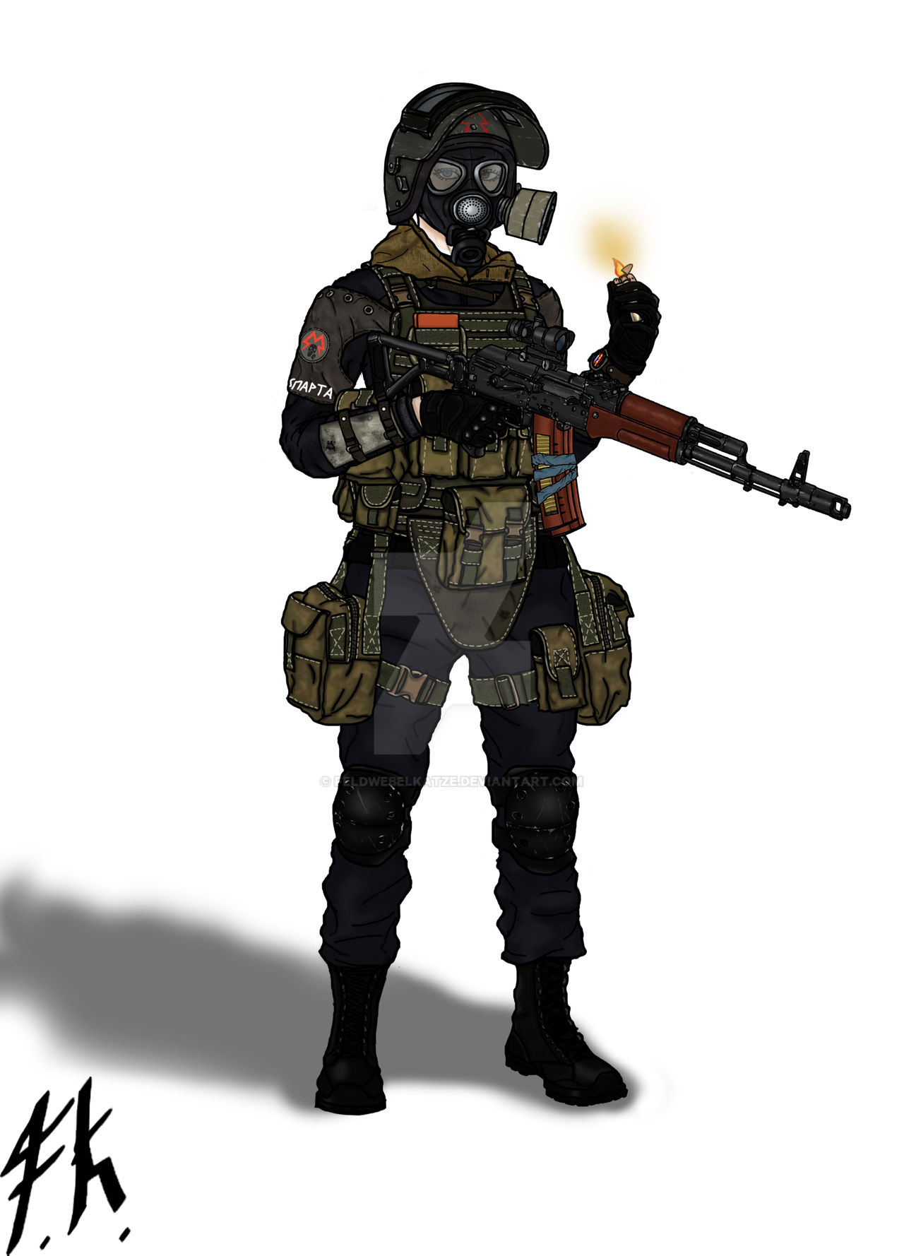 Ranger of the SPARTA Order, Metro 2033 by FeldwebelKatze on DeviantArt