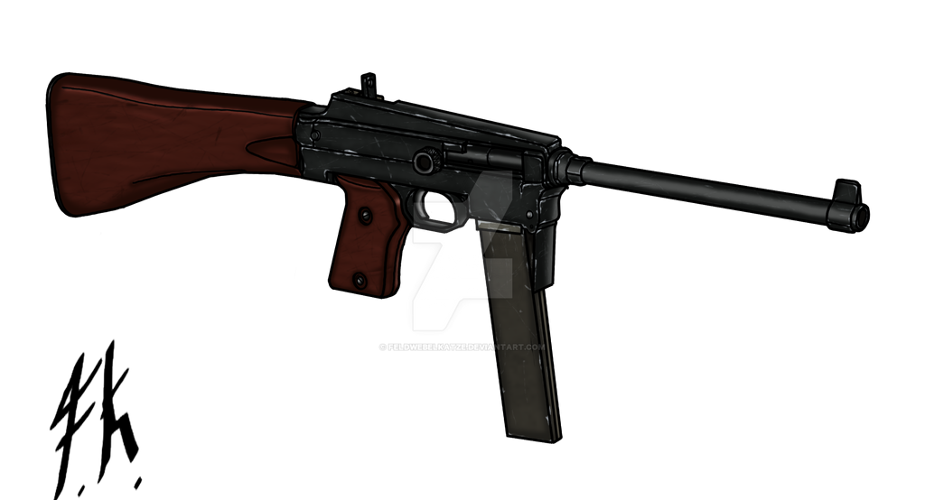 MAS Model 38 Submachine Gun by FeldwebelKatze on DeviantArt