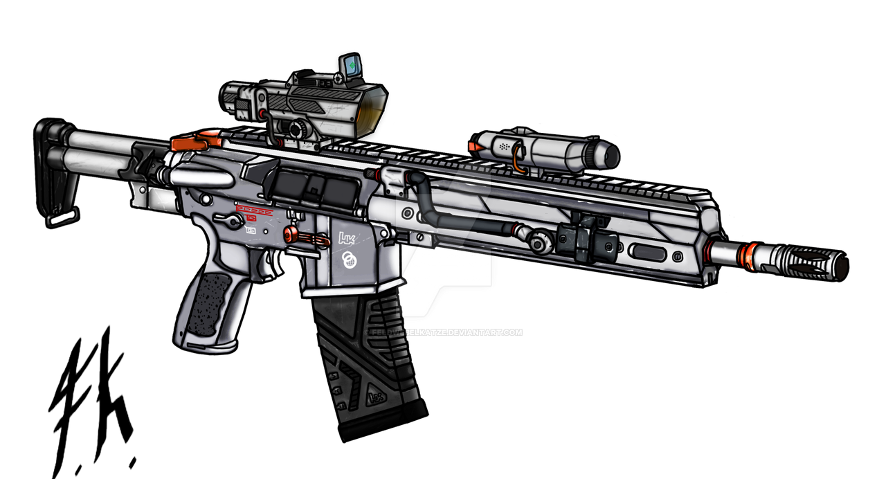 Tech Rifles Deviantart M277 Aerospace Automatic Rifle by FeldwebelKatze on DeviantArt