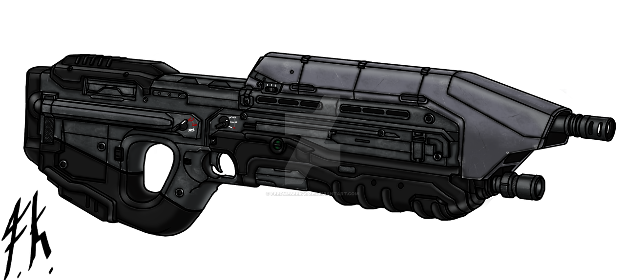 MA5B Assault Rifle. by FeldwebelKatze on DeviantArt