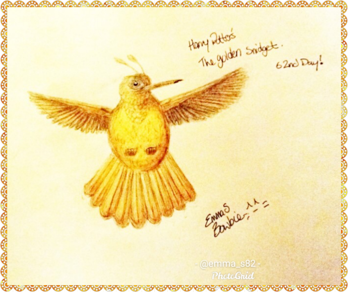 Snidget Harry Potter 1024x1218 Harry Potter's golden Snidget by EmmaS-Bowbie on DeviantArt