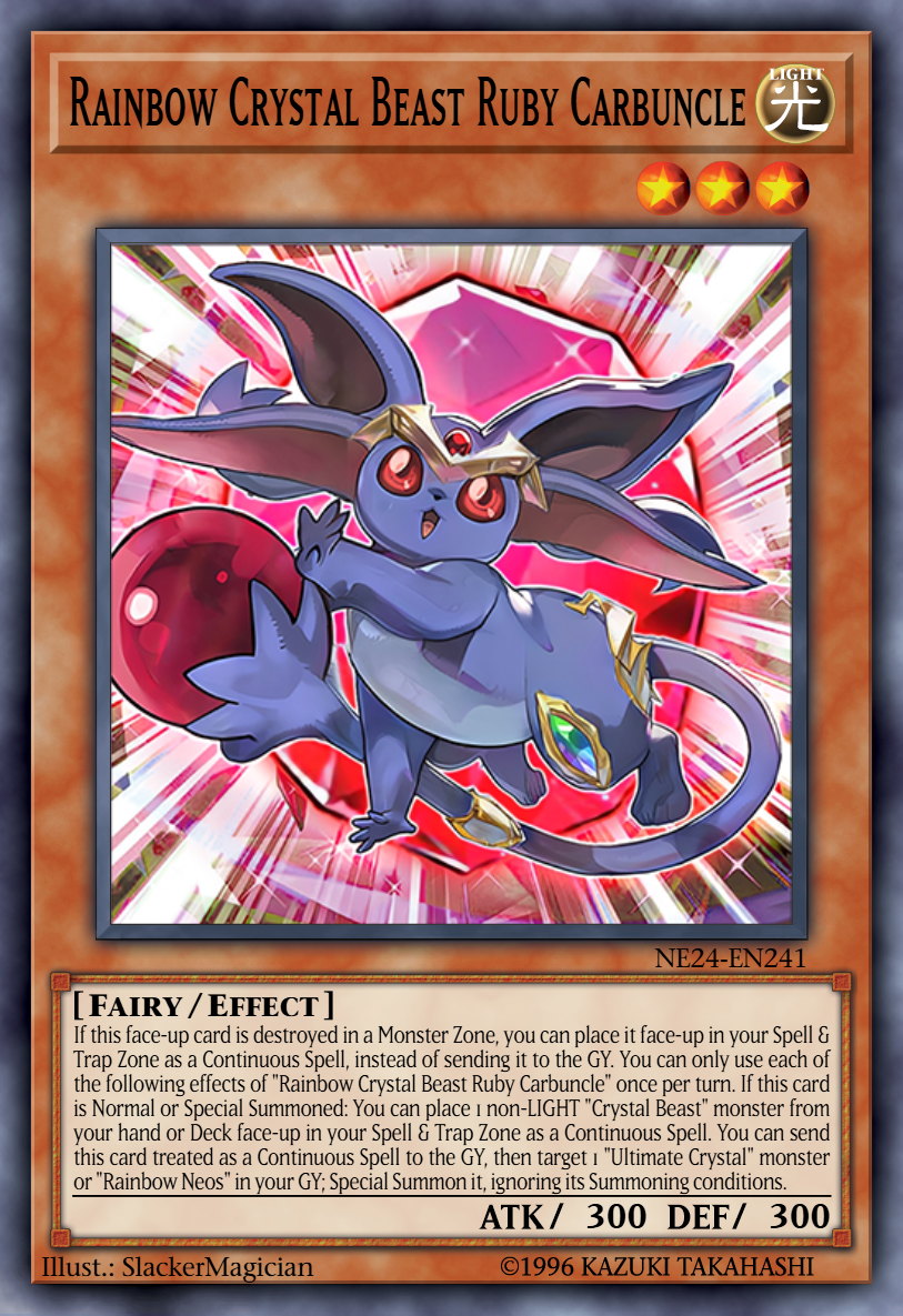 Rainbow Crystal Beast Ruby Carbuncle by The-Rosalina-Guru on DeviantArt