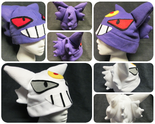 Gengar, Mega Gengar, and Shiny Mega Gengar Hats!