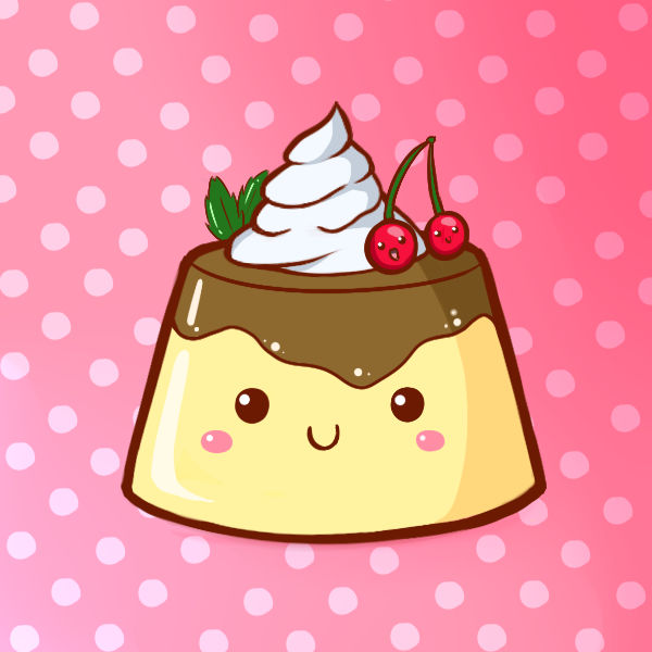 Cute Food- Pudding by PPGxRRB-FAN on DeviantArt