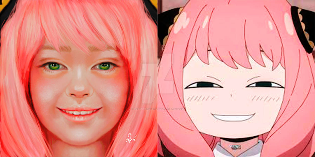 Anya portrait by debandsketches on DeviantArt