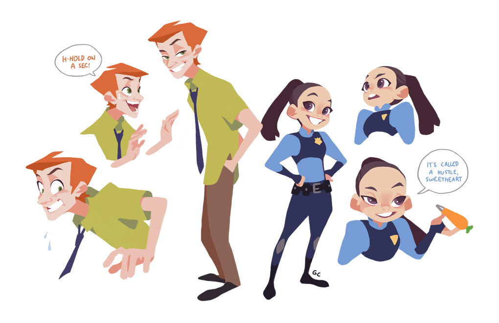 nick and judy by genicecream on DeviantArt