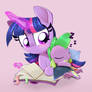 reading books