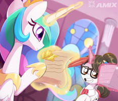 Guess who the princess is writing to?