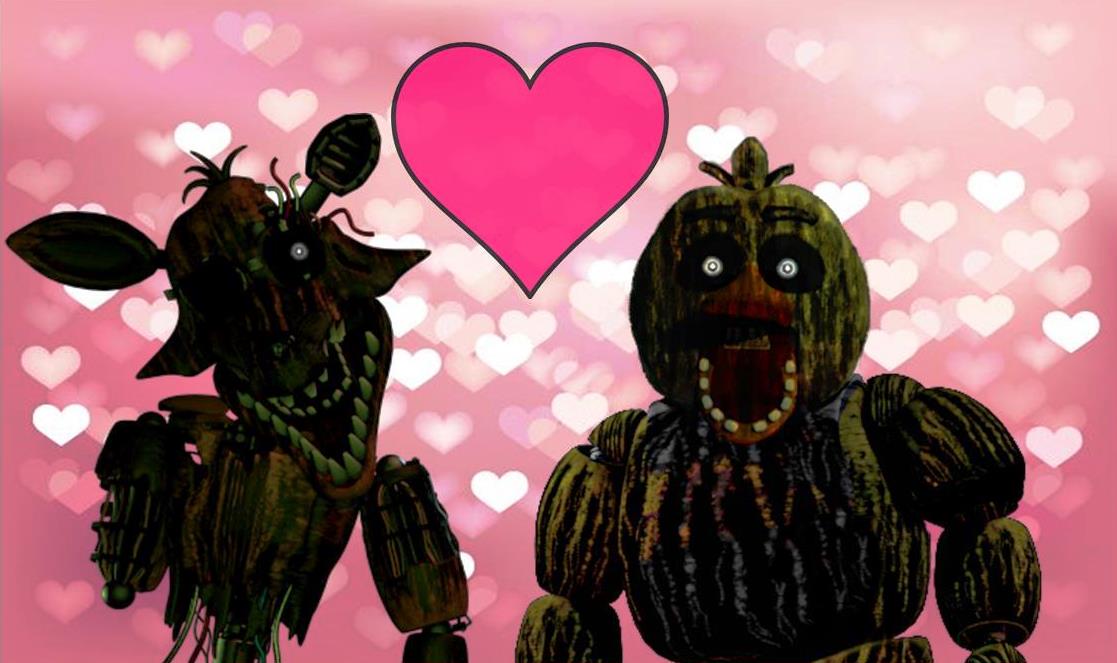 Phantom Foxy X Phantom Chica By Mashathemouse On Deviantart