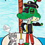 Captain Croc Sparrow and jolly Foxy