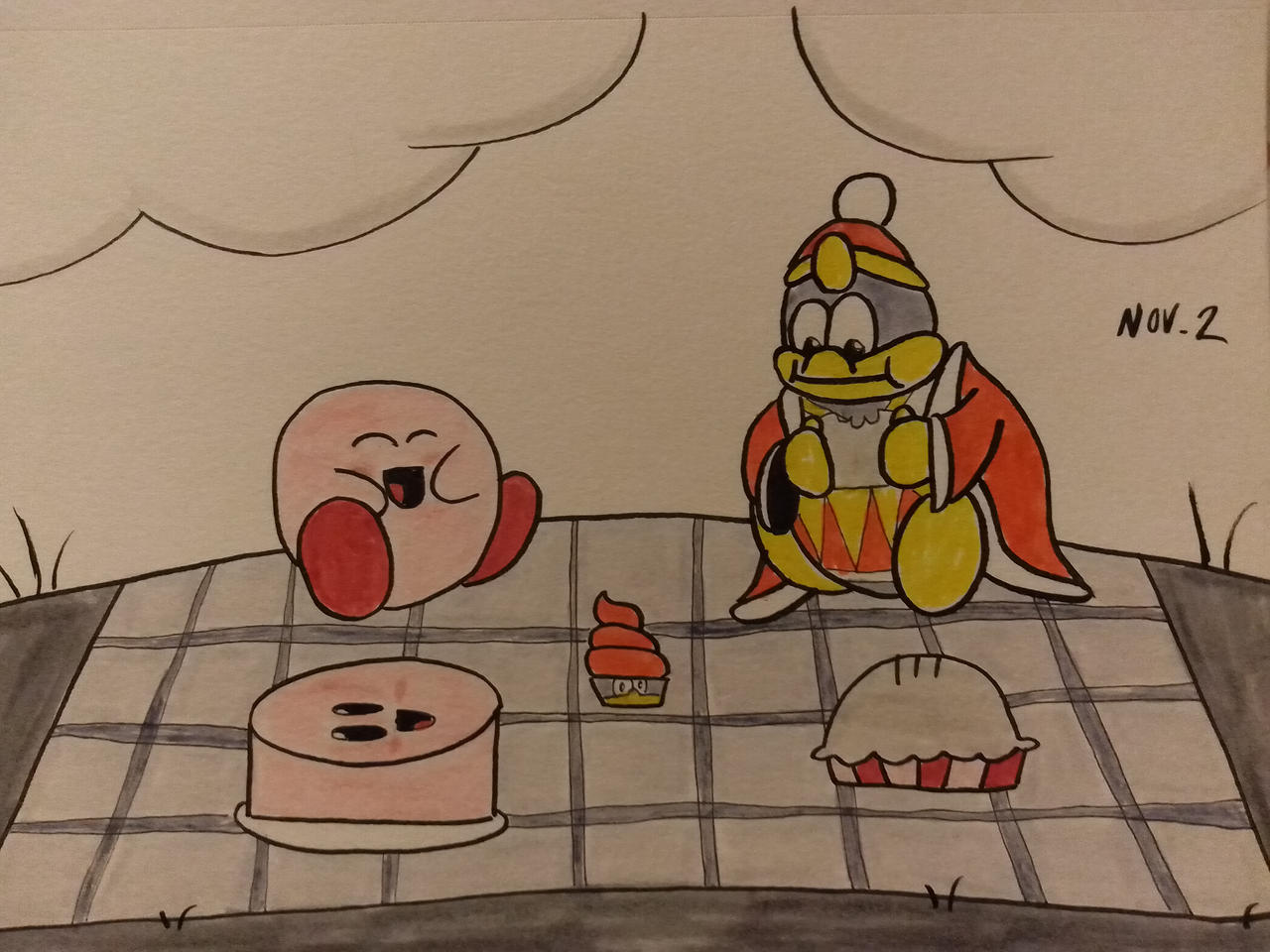 Ddede Kirby and king dedede by libbyeth on DeviantArt