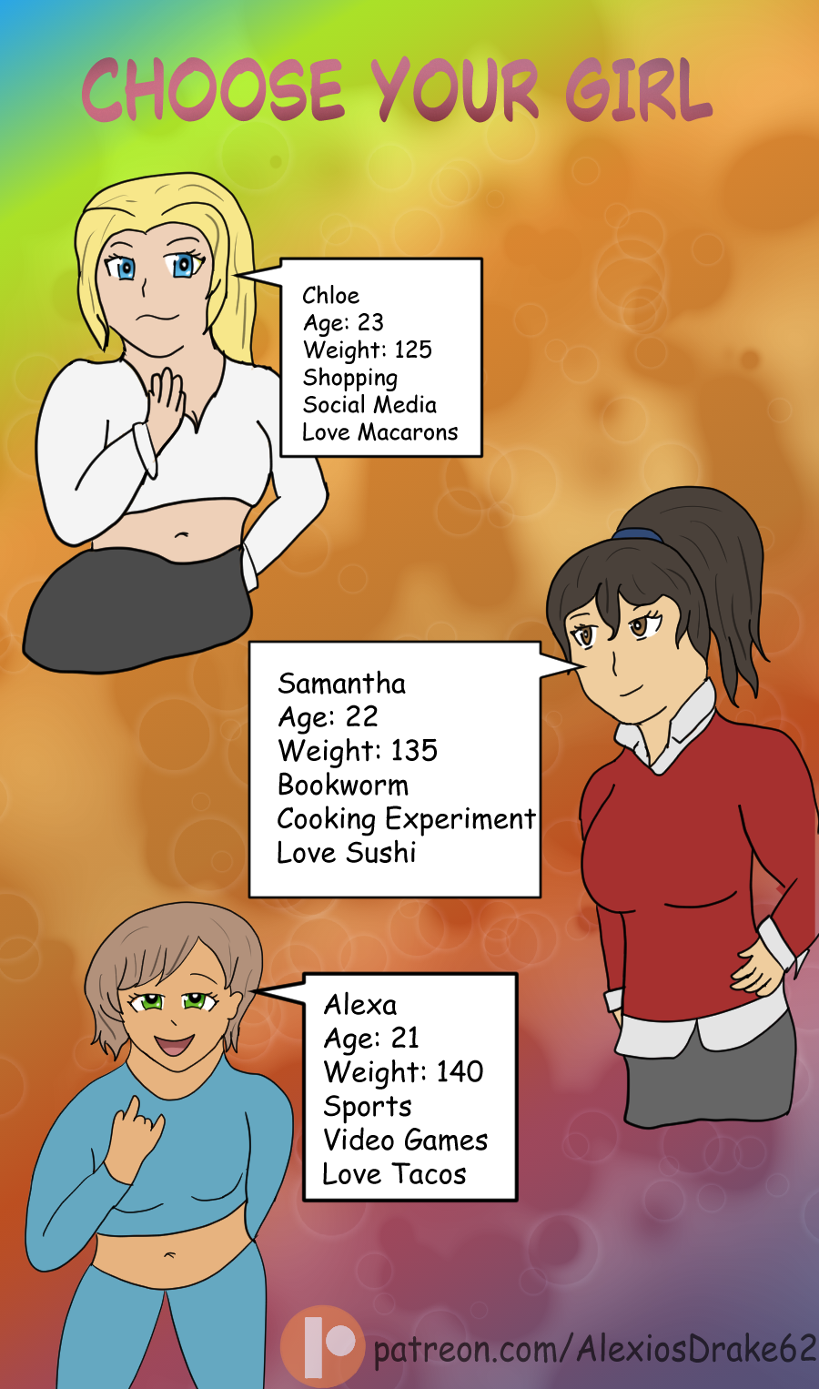 Bio Deviantart Three girls bio by AlexiosDrake62 on DeviantArt