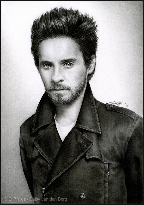 Jared Leto - Pencil Drawing by D17rulez