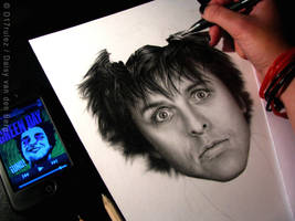 Drawing of Billie Joe Armstrong WIP 3