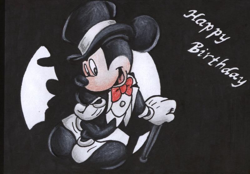 Mickey Mouse happy Birthday by D17rulez
