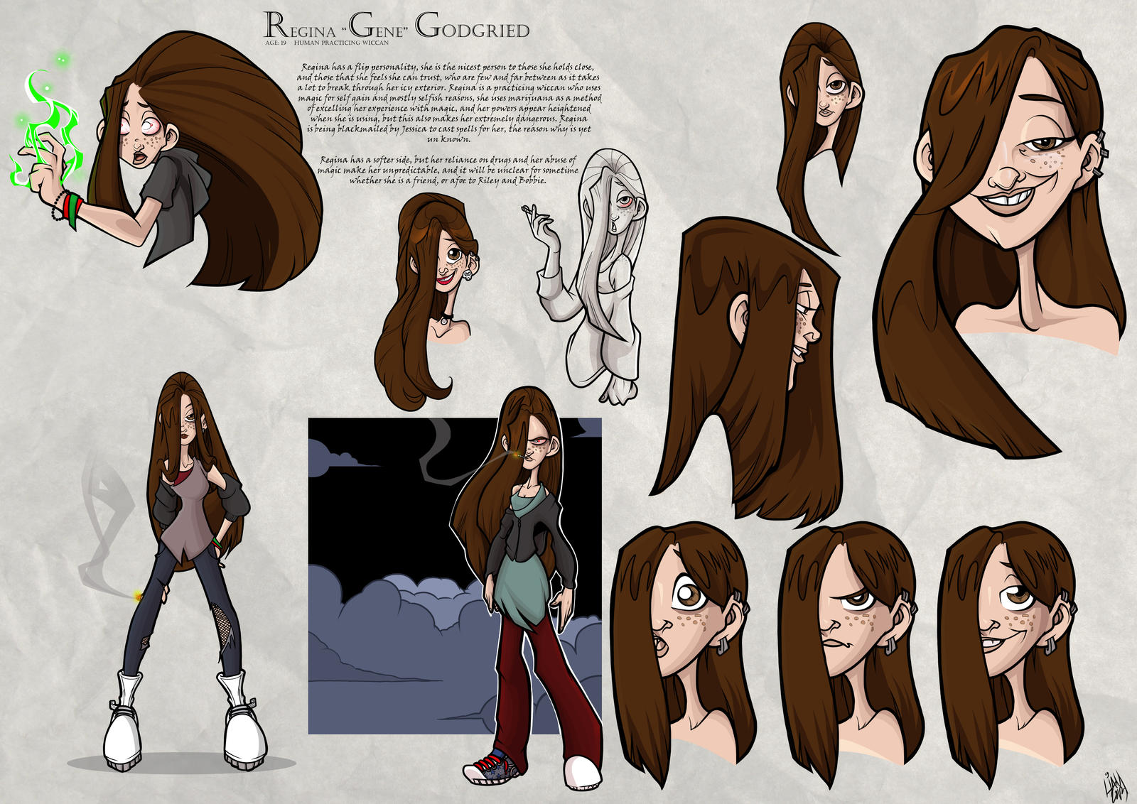 Regina Godfried Character Sheet