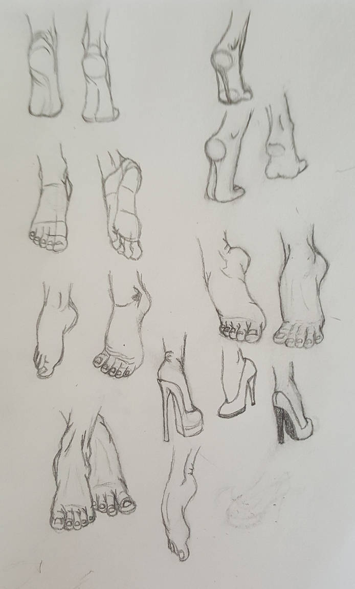 Foot Study 1 by Sweetteafrances on DeviantArt
