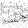 Kawoshin Day uncoloured