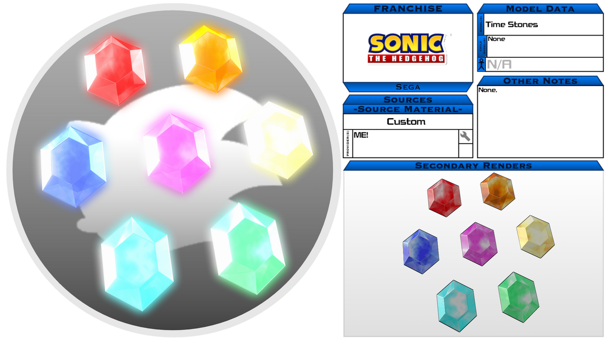 3D Model Showcase - Time Stones by SeekingtheSky on DeviantArt