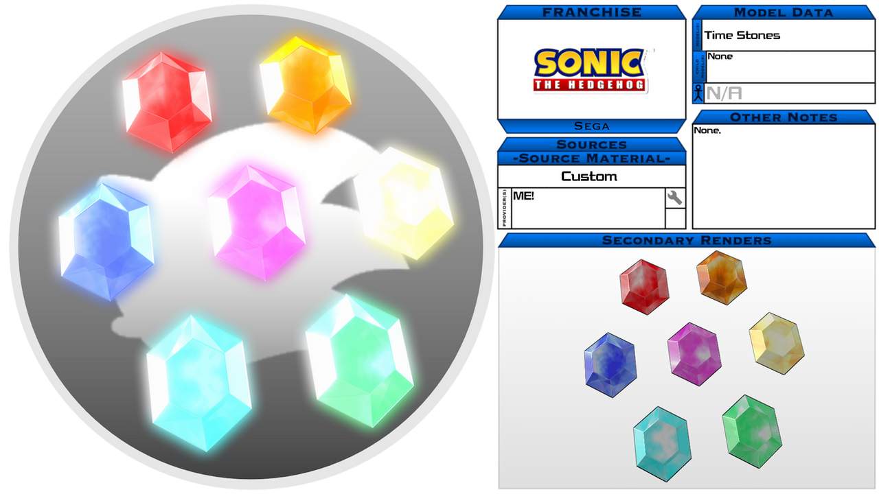 Time Stone Pattern 3D Model Showcase - Time Stones by SeekingtheSky on DeviantArt