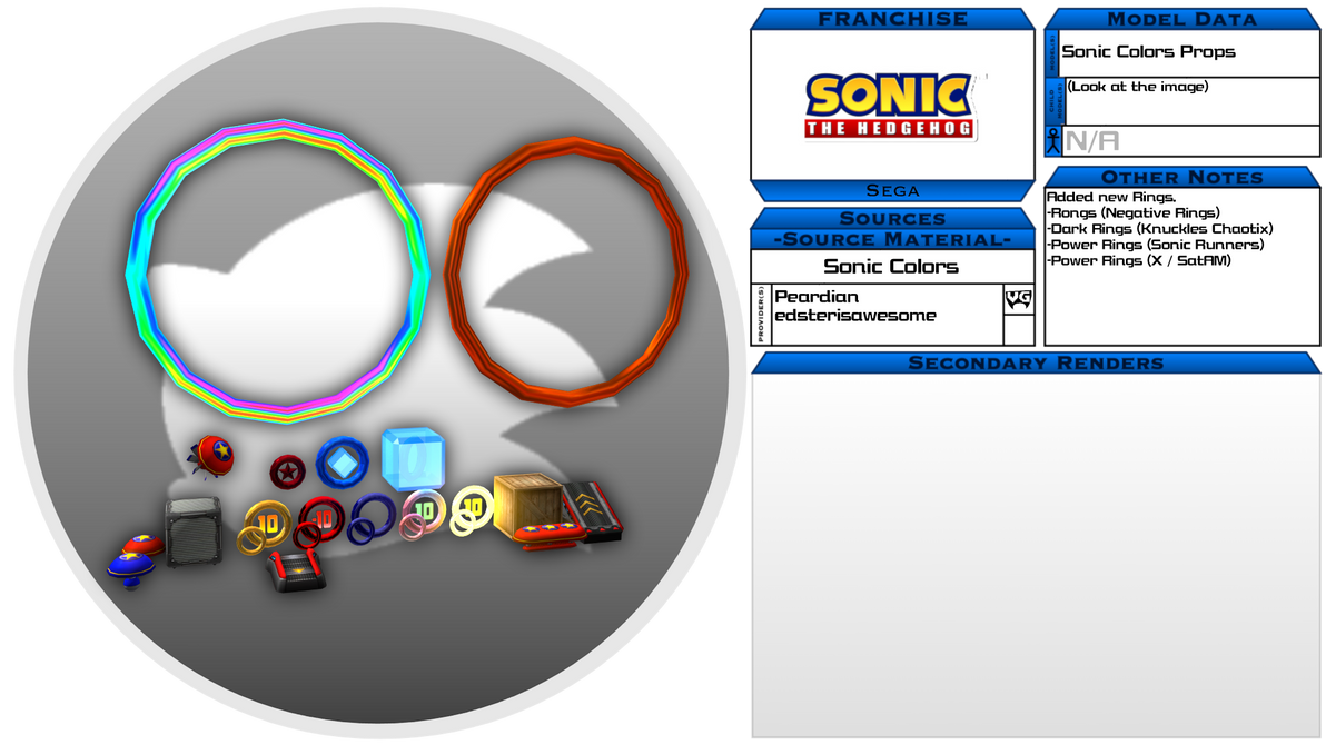 3D Model Showcase - (COLORS) Props by SeekingtheSky on DeviantArt