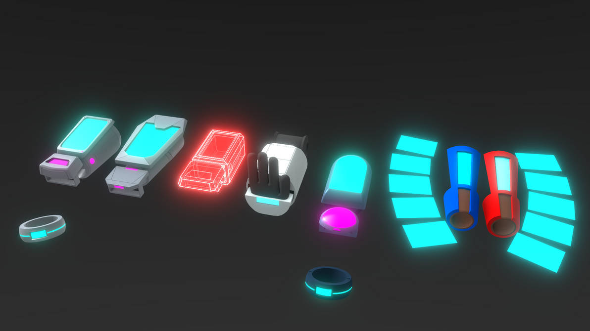 Glitch Techs 3D - Choose a Gauntlet by SeekingtheSky on DeviantArt