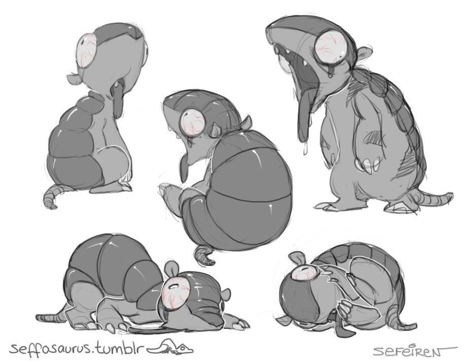 Zombidillo Sketches