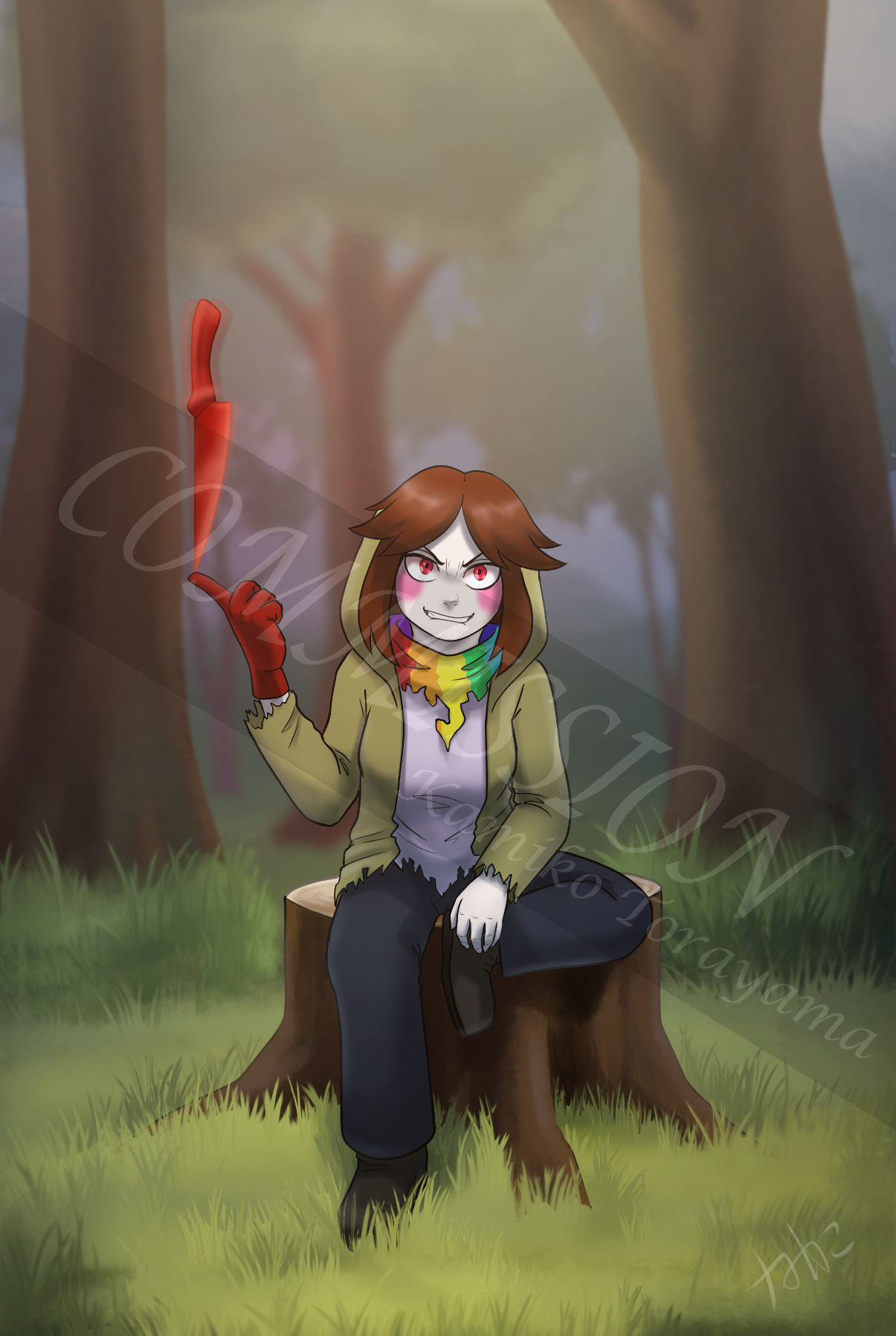 Datatale Community Undershift Chara for Ask Datatale by KamikoTorayama391 on DeviantArt