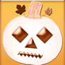 Drawn Pumpkin Jack 'O Lantern Halloween FTU